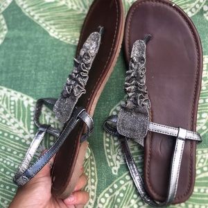 Woman’s slip on sandals